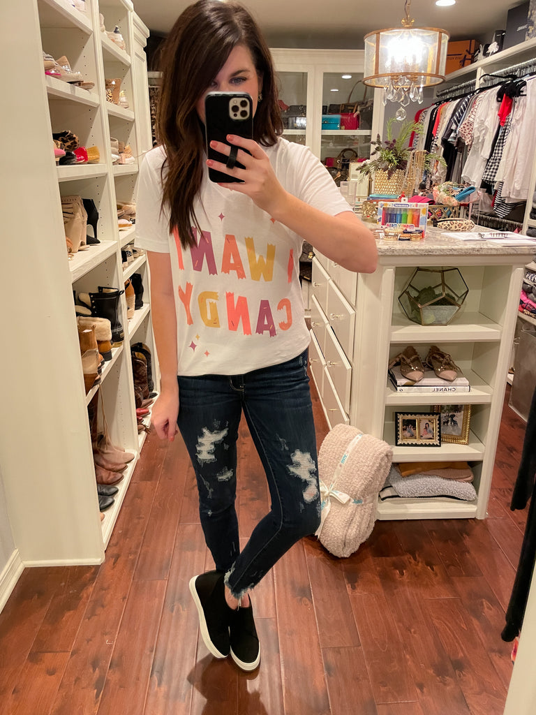 SALE! I Want Candy Tee *Final Sale*