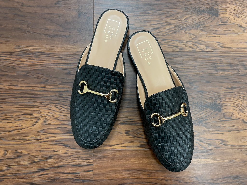 SALE! Shu Shop Tuli Mules in Black *Final Sale*