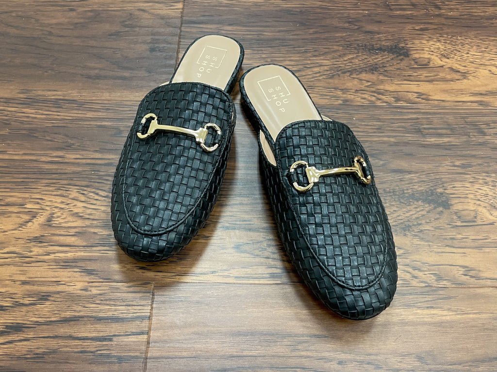 SALE! Shu Shop Tuli Mules in Black *Final Sale*