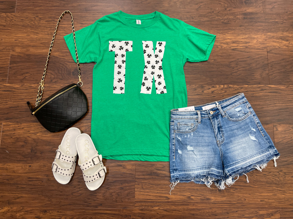 SALE! TX Shamrock Tee *Final Sale*