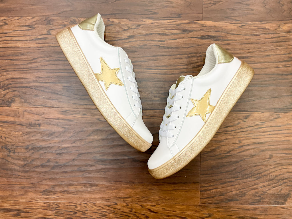 SALE! Miel Sneakers in Gold *Final Sale*