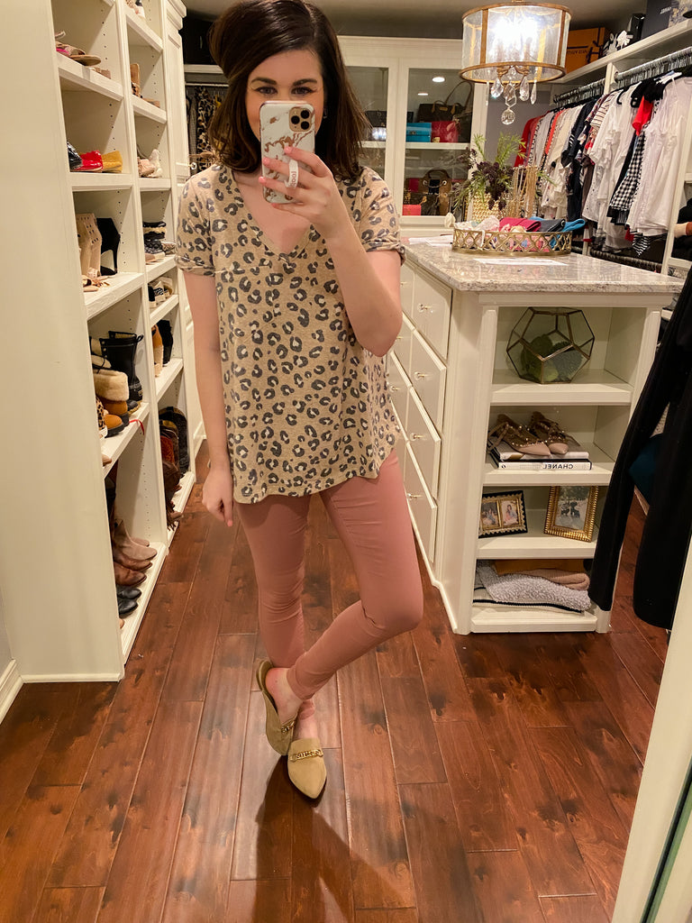 SALE! Laine Top in Taupe *Final Sale*