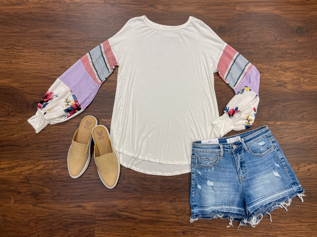 SALE! Floral Wishes Top *Final Sale*