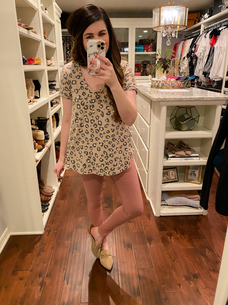 SALE! Laine Top in Taupe *Final Sale*