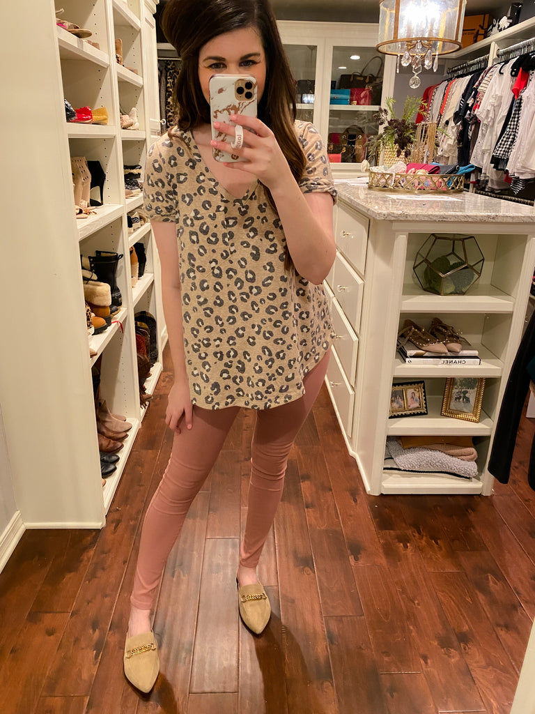 SALE! Laine Top in Taupe *Final Sale*