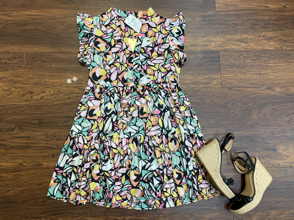 Open Doors Dress in Black