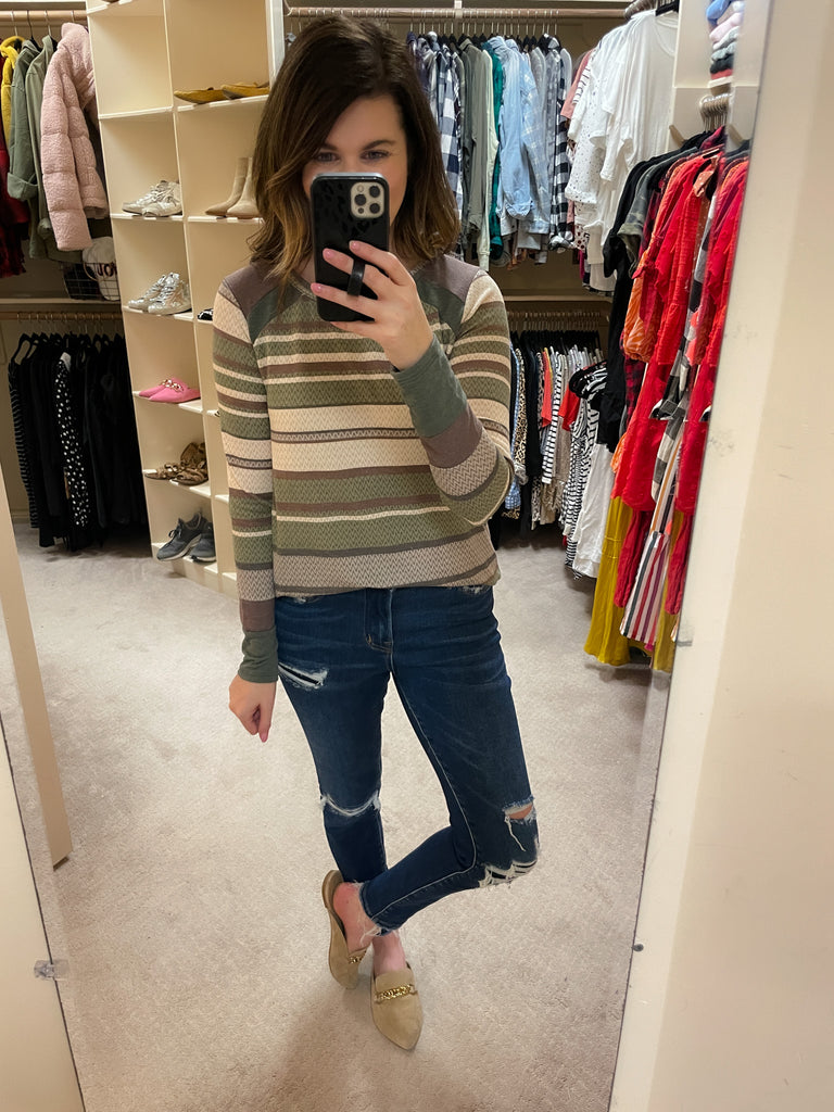 SALE! Saw it Coming Striped Top *Final Sale*