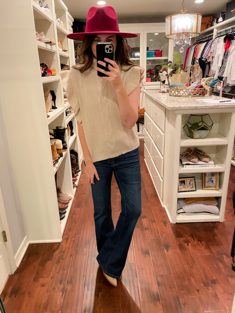 Pueblo Hat in Burgundy *Final Sale*