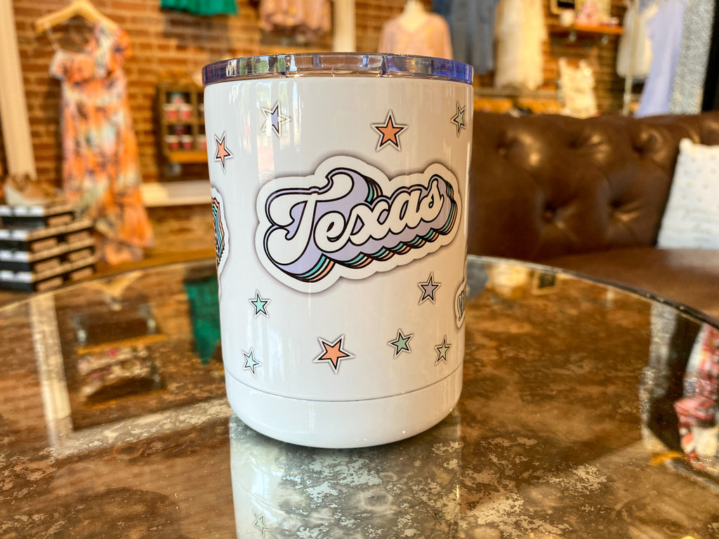 Faux Sticker Texas Mug *Final Sale*