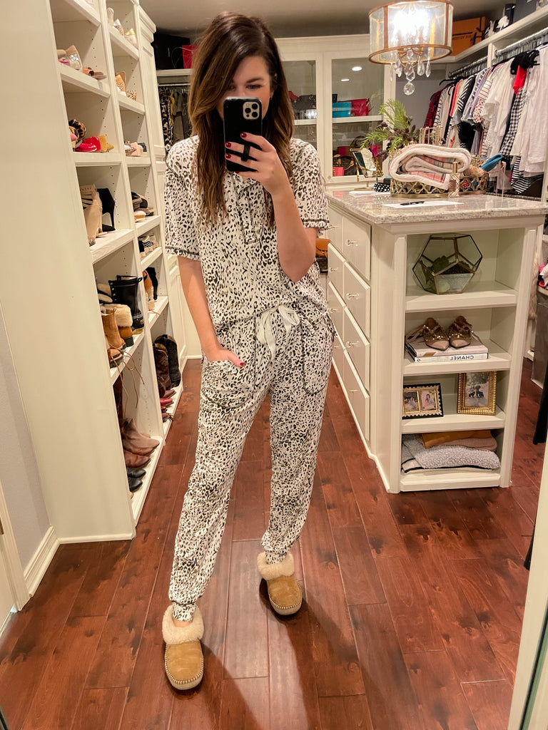 Cozy Living Tee in Off White