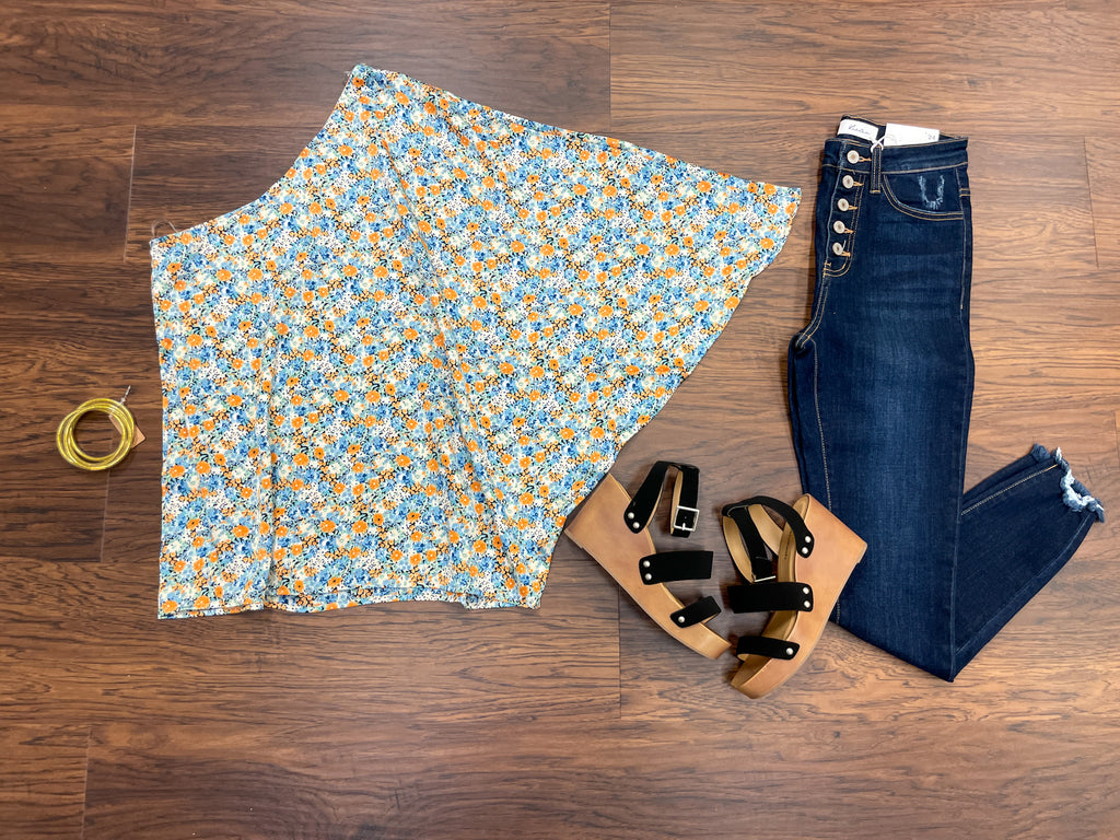 Imogen Top in Orange