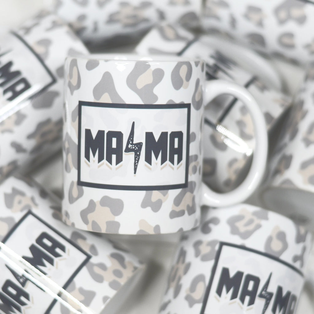Mama Leopard Ceramic Mug *Final Sale*