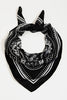 Floral Bandana in Black