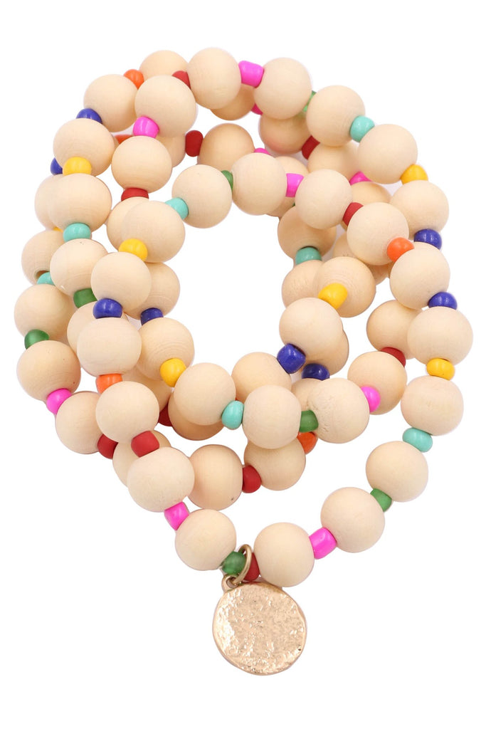 Bead and Coin Bracelet Set