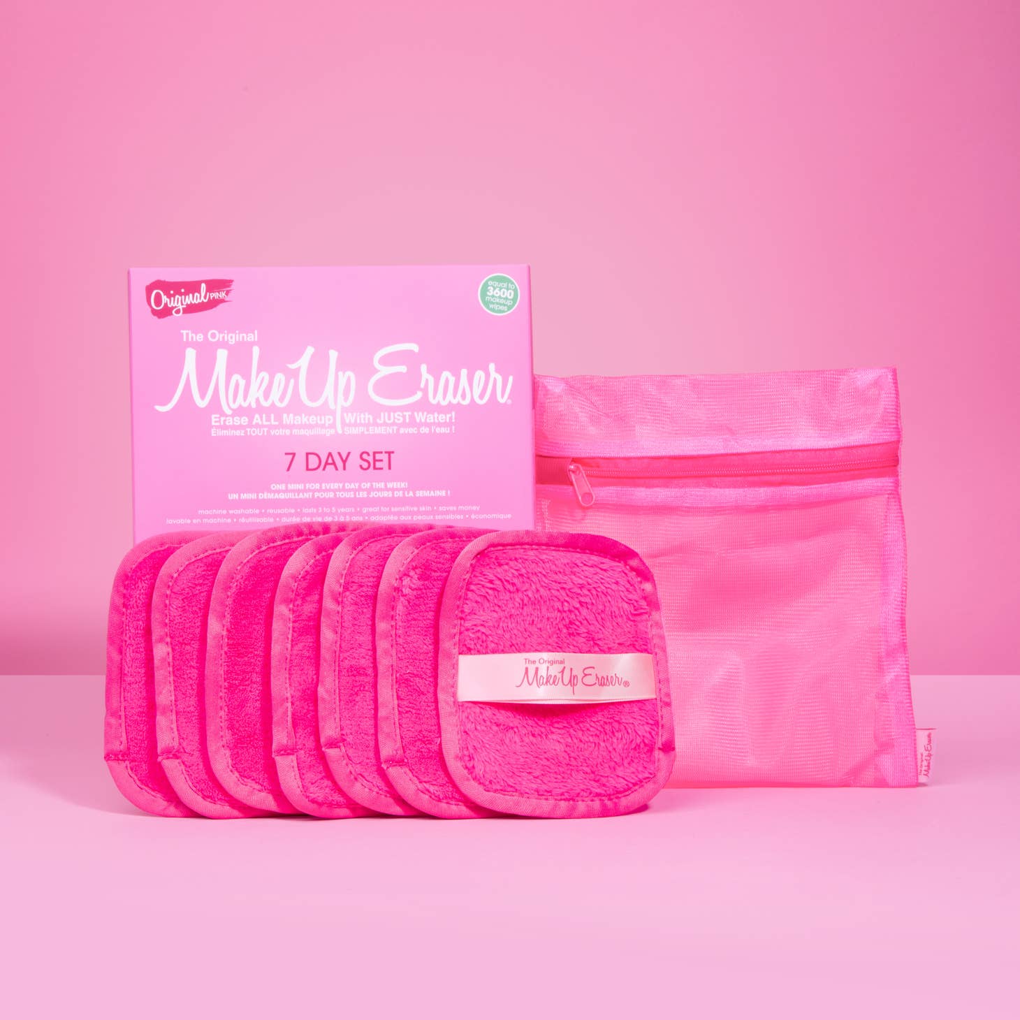 MakeUp Eraser - Pink 7-Day Set *Final Sale*