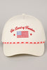 The Land Of Freedom Flag Embroidered Trucker Hat *FINAL SALE*