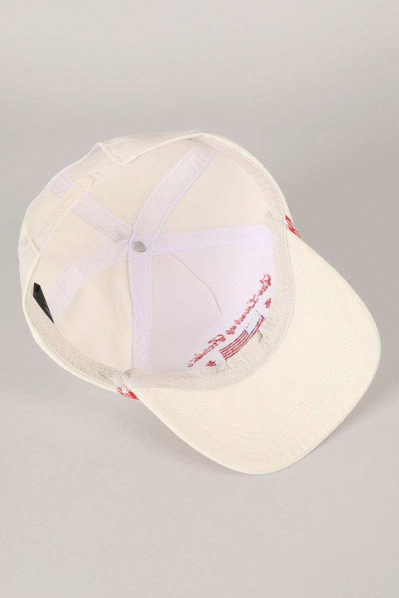 The Land Of Freedom Flag Embroidered Trucker Hat *Final Sale*