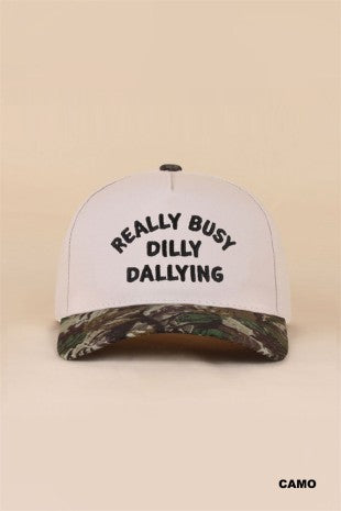 DOORBUSTER! Really Busy Camo Hat *Final Sale*