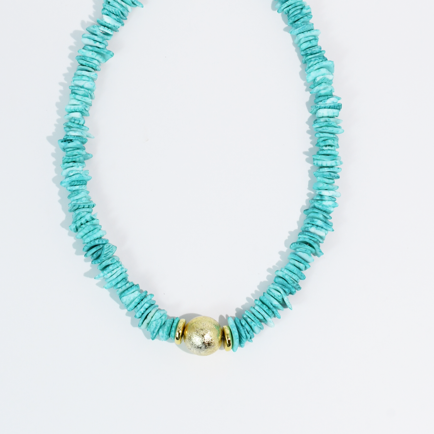 Turquoise Coast Beaded Necklace *Final Sale*