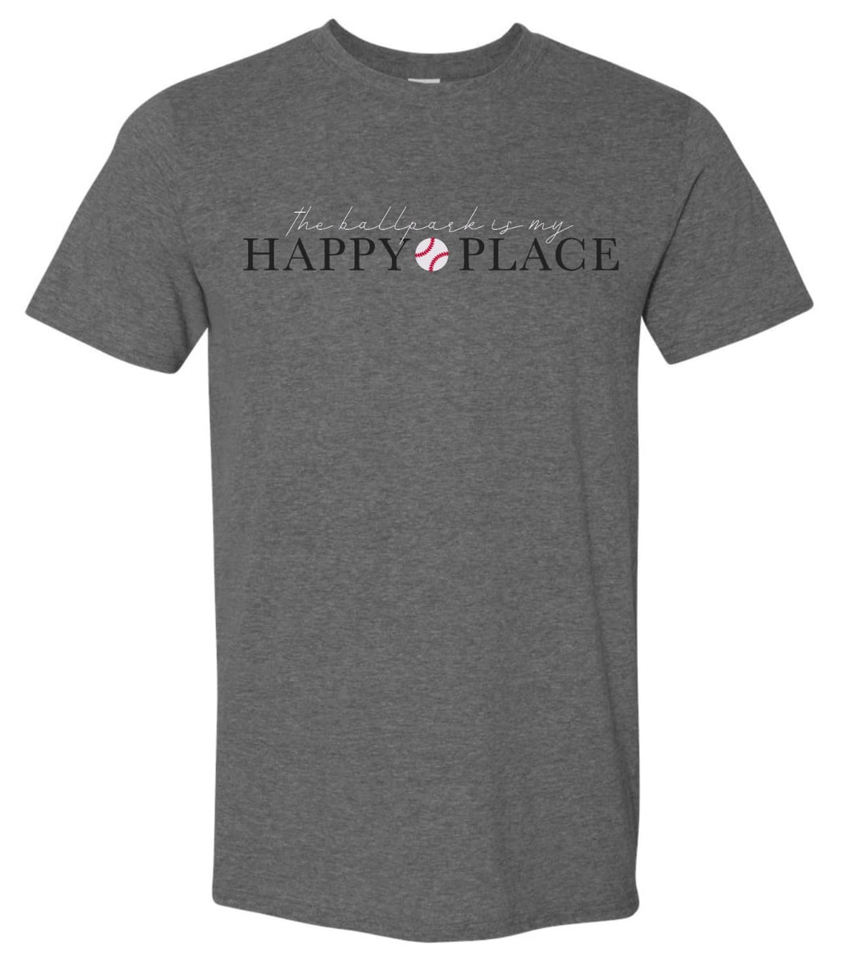 SALE! The Ballpark is My Happy Place Tee *Final Sale*