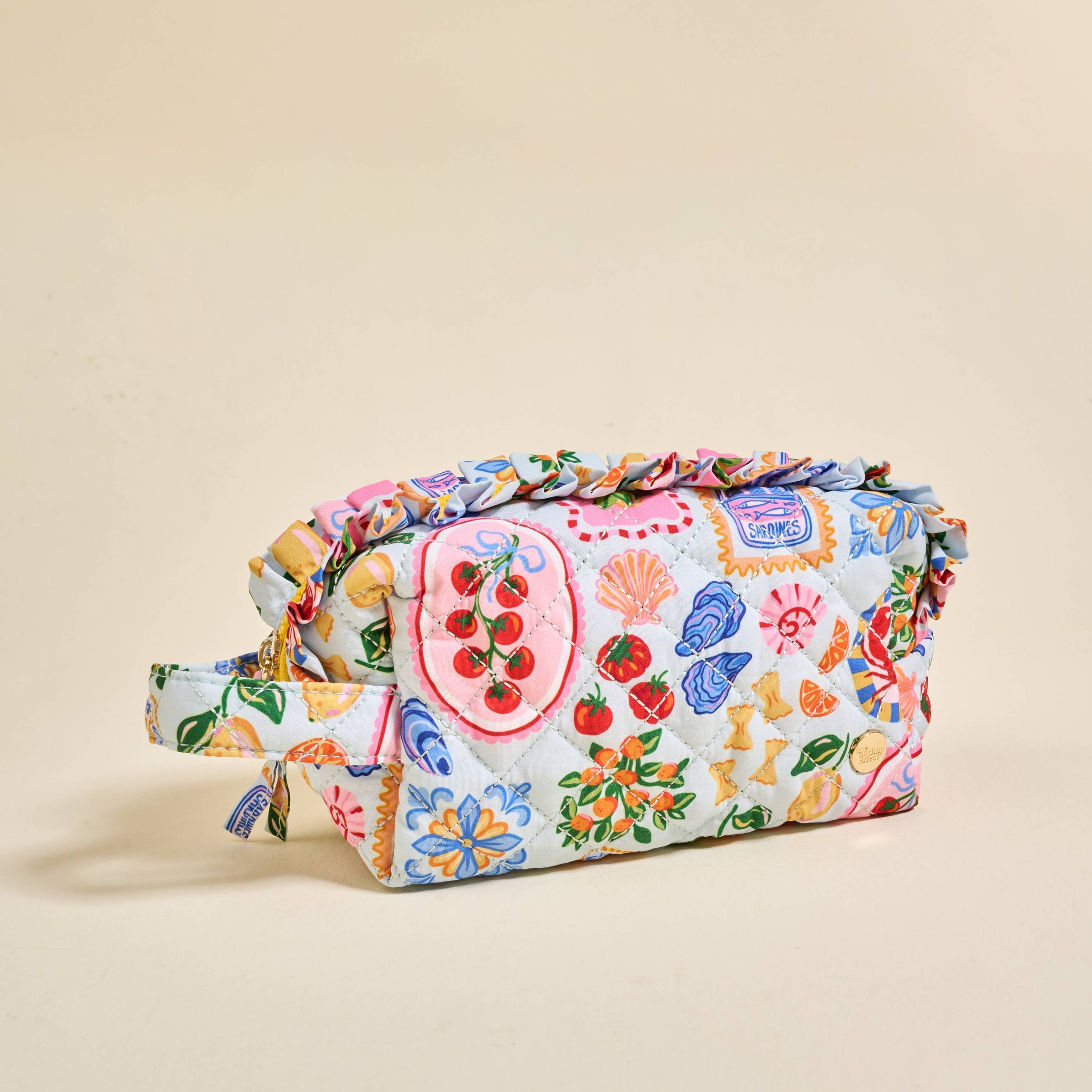 Quilted Cosmetic Pouch in Ciao Bella *Final Sale*