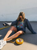 Count Your Lucky Stars Sweatshirt in Charcoal
