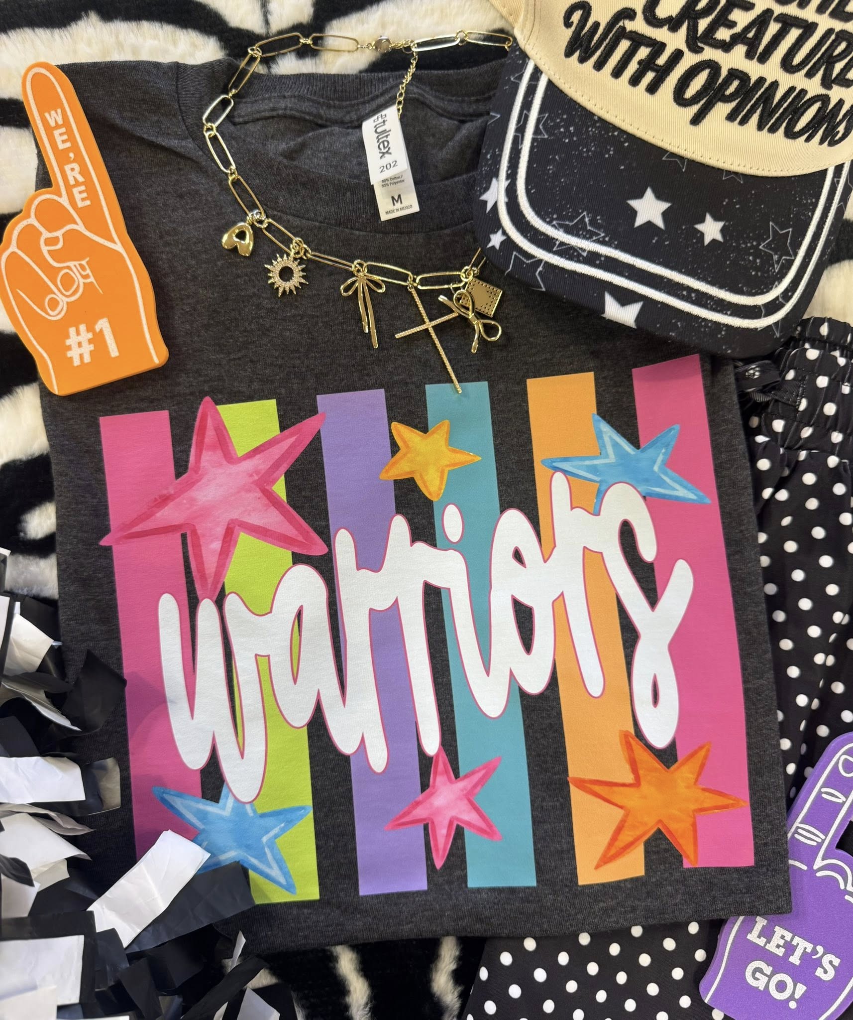 PREORDER! ADULT Neon Rainbow Stars Mascot Tee - Multiple Options *Final Sale*