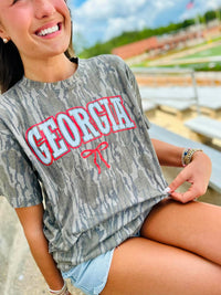 PREORDER! Custom Vintage Camo Bow Tees *Final Sale*