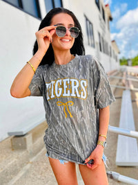 PREORDER! Custom Vintage Camo Bow Tees *Final Sale*