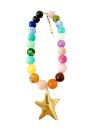 Brookie Chunky Beaded Star Necklace *Final Sale*