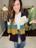 Williamsburg Color Block Cardigan