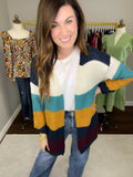 Williamsburg Color Block Cardigan