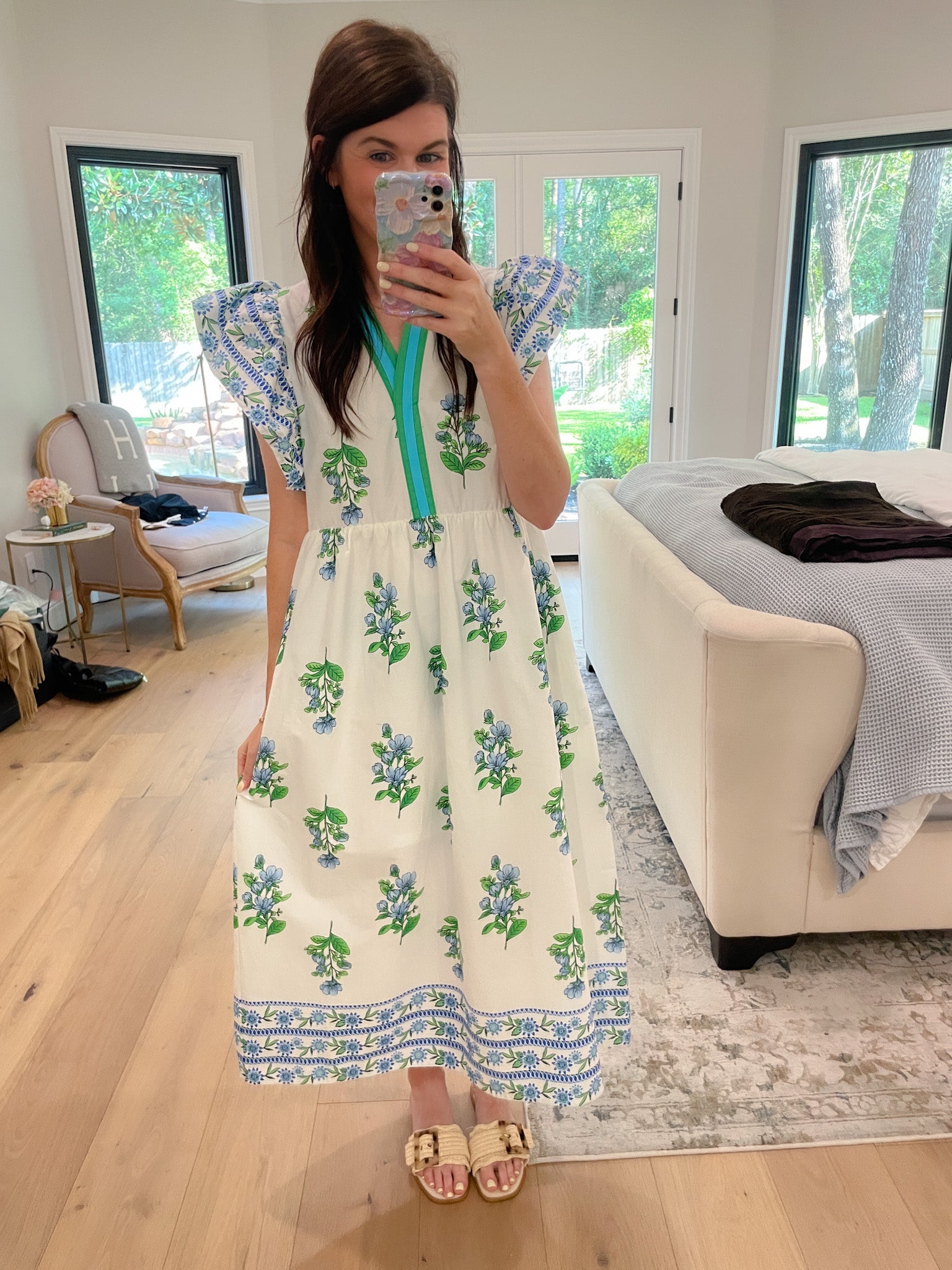 Cottage on the Coast Maxi Dress