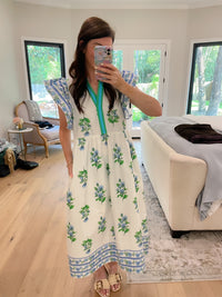 Cottage on the Coast Maxi Dress