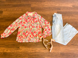 Charisma Floral Button Down