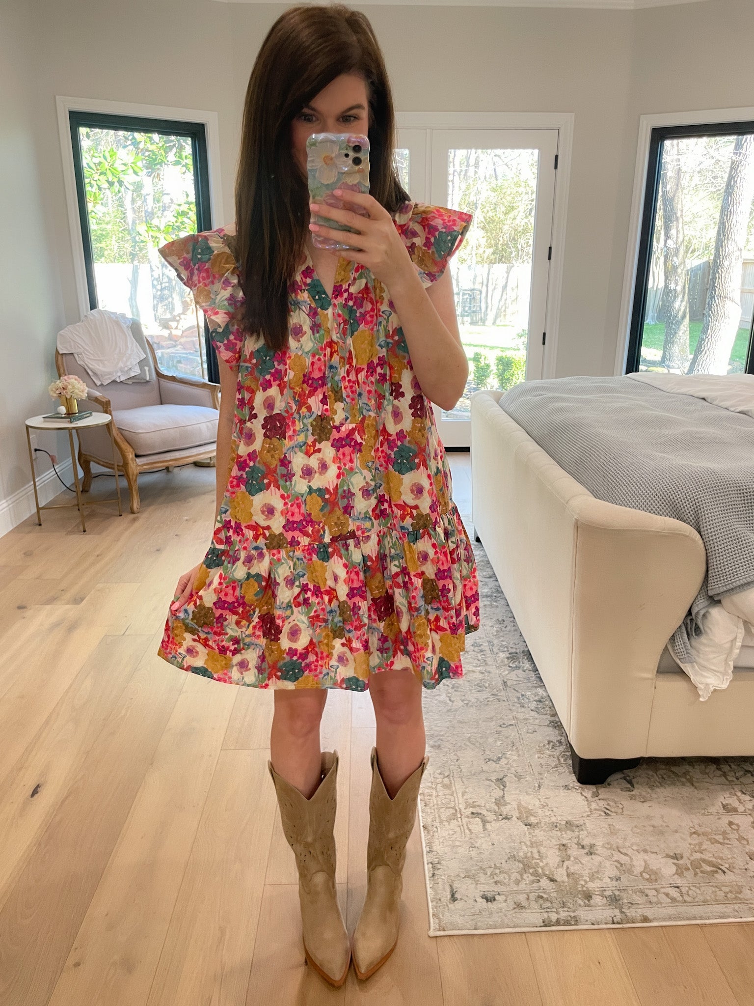 Wouldn't Want to Do it with Anyone Else Floral Dress