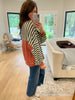 Pumpkin Patch Pullover in Olive/Rust