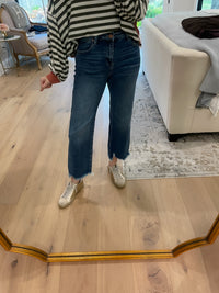 Risen Willow Creek Mid Rise Cropped Jeans