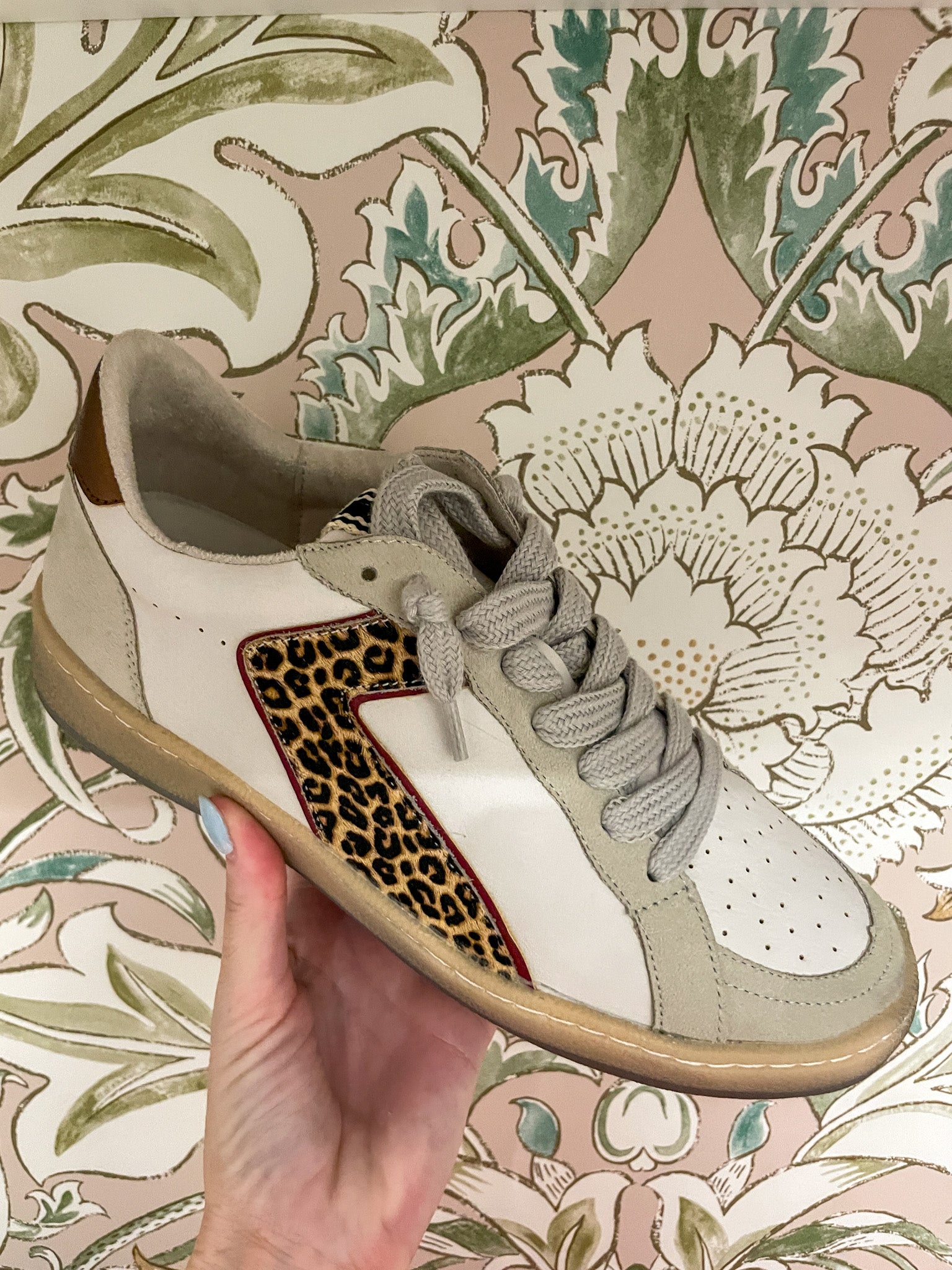Shu Shop Salma Sneakers in Small Leopard Hair