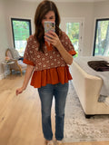 Autumn Mosaic Top