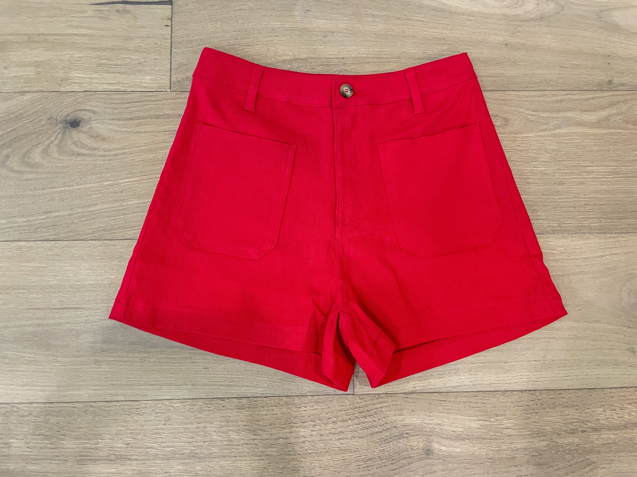 Summer Happiness Shorts in Red