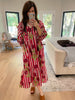 Crimson Bloom Dress
