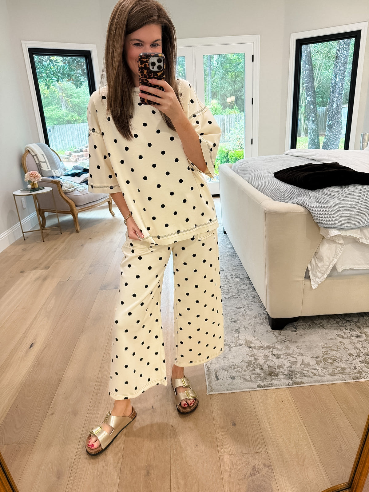 Perfectly Spotted Set in Cream