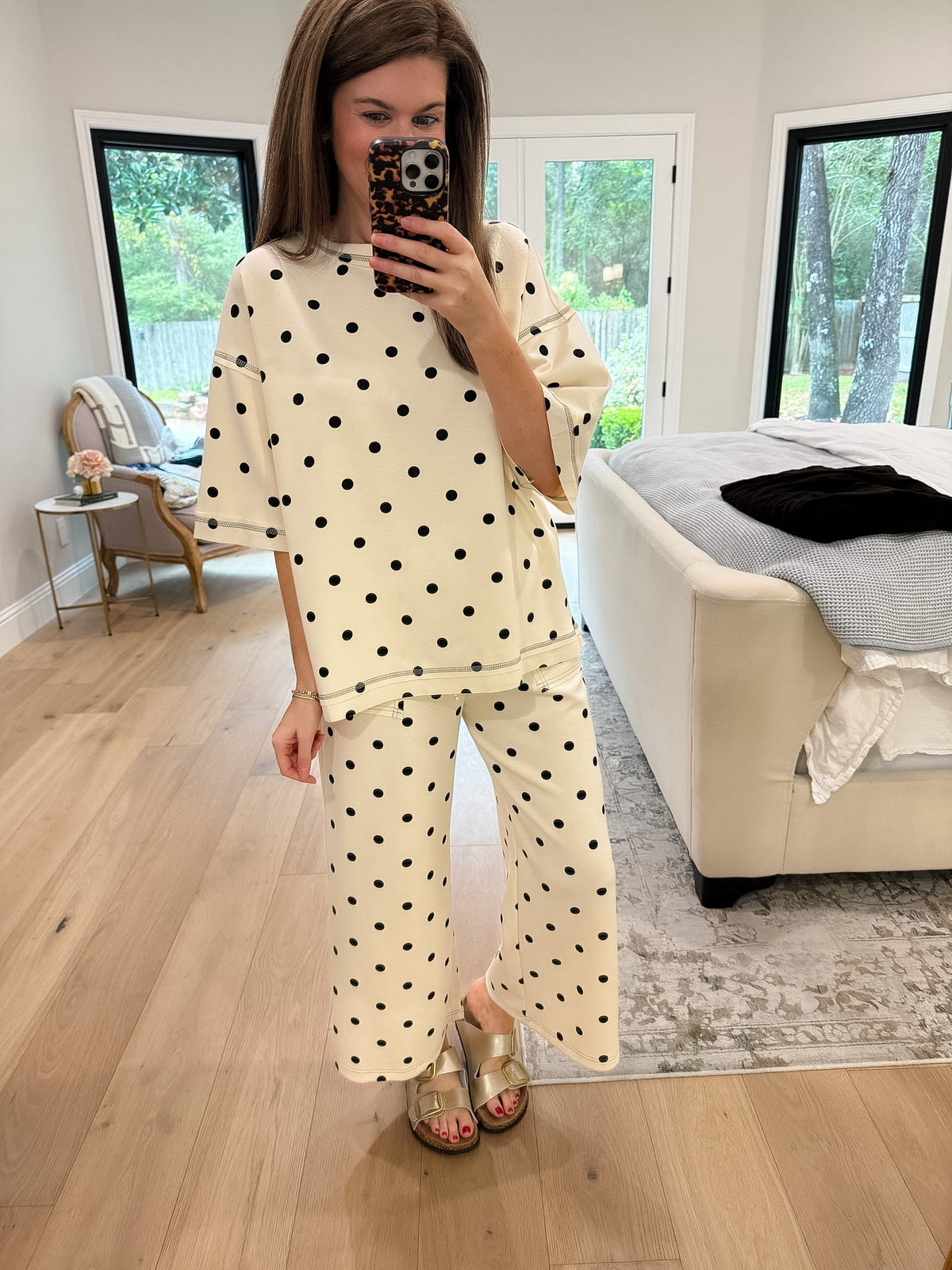 Perfectly Spotted Set in Cream