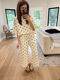 Perfectly Spotted Set in Cream