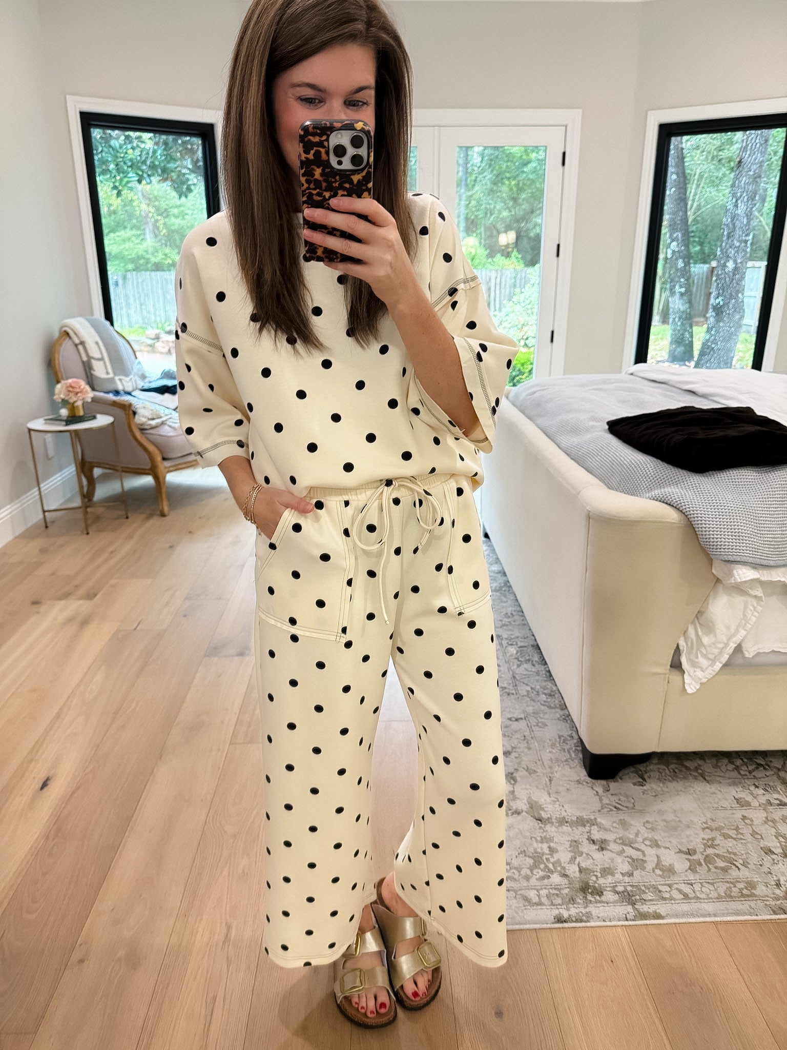 Perfectly Spotted Set in Cream