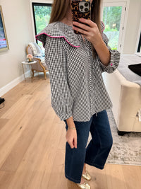 Pretty in Check Gingham Top