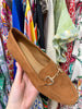 SALE! Sweep Loafers in Dark Camel