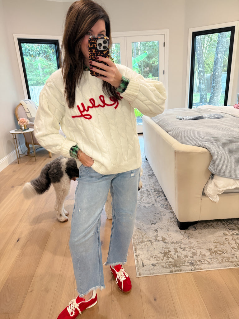 Merry Cable Knit Sweater