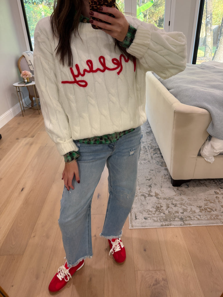 Merry Cable Knit Sweater